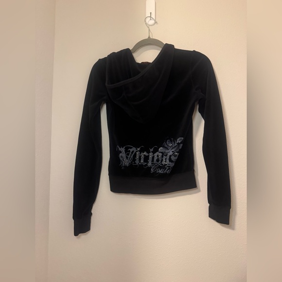 Vintage “Vicious” Juicy Couture Black Velour Jacket - Picture 5 of 6